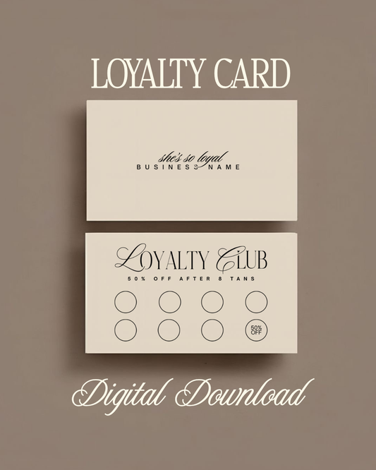 Loyalty Card Template